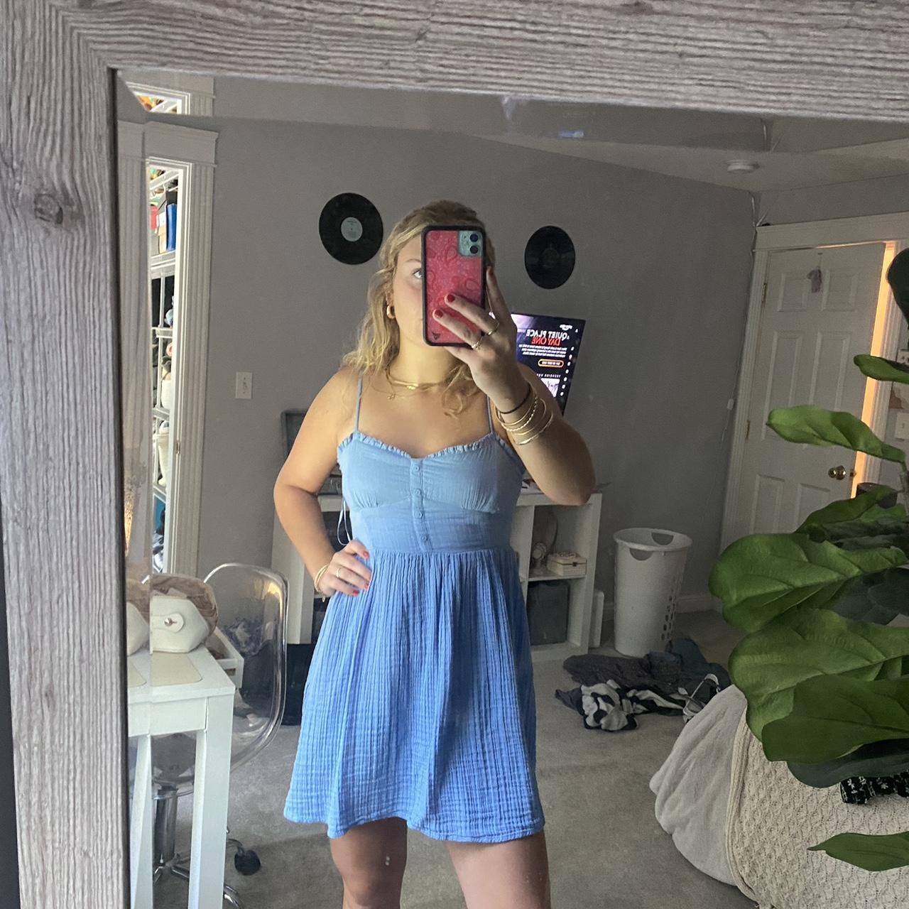 Aeropostale blue dress hotsell