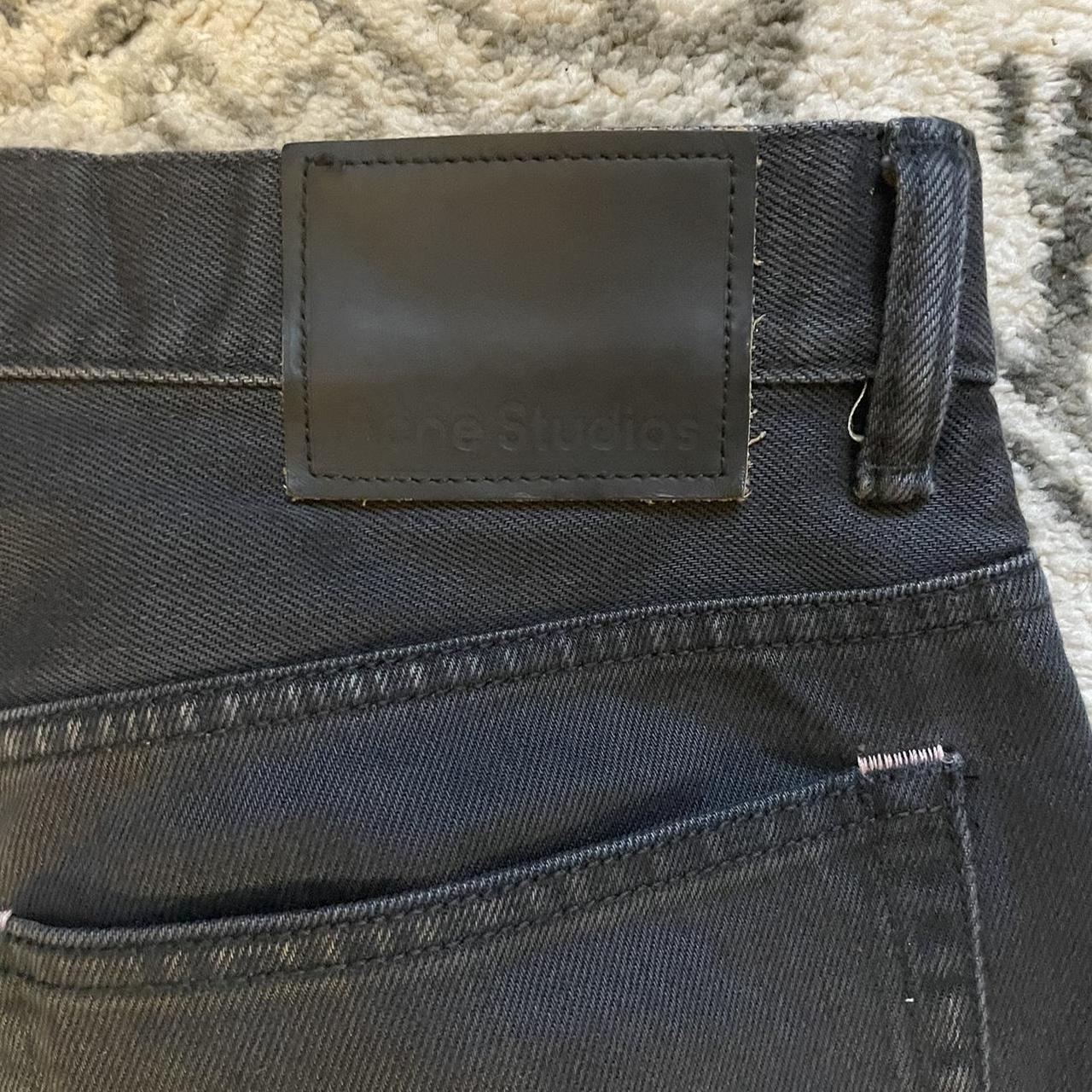 Acne Studios 2021m baggy flared jeans Dark grey,... - Depop