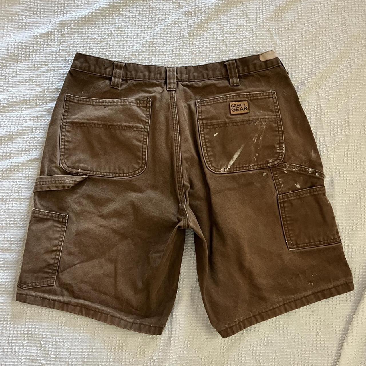 Distressed hot sale cargo shorts