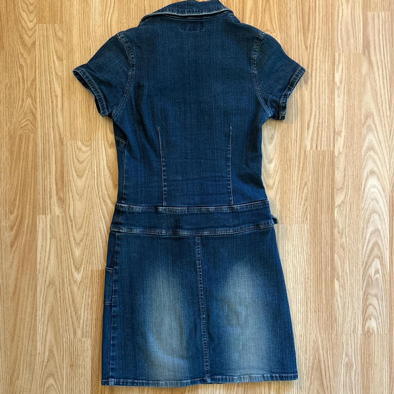 Misdemeanor Denim Dress Labeled size S Shoulder Depop