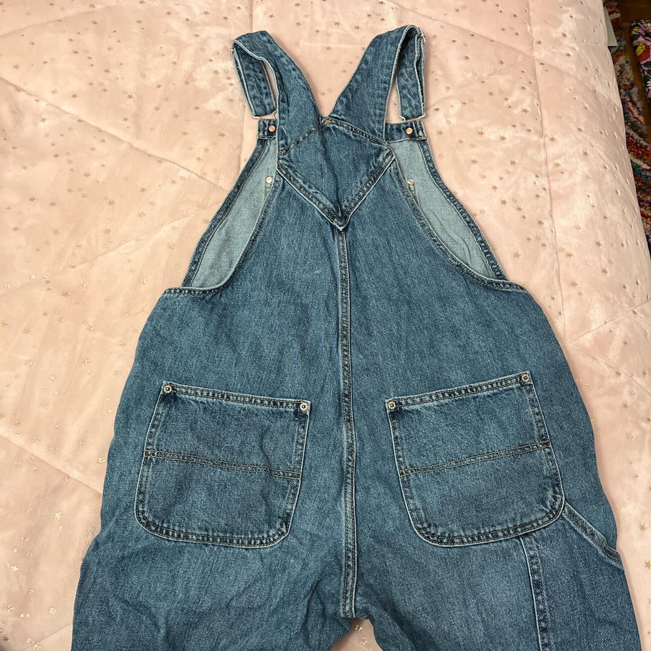 Old Navy Women's Blue and Navy Dungarees-overalls | Depop