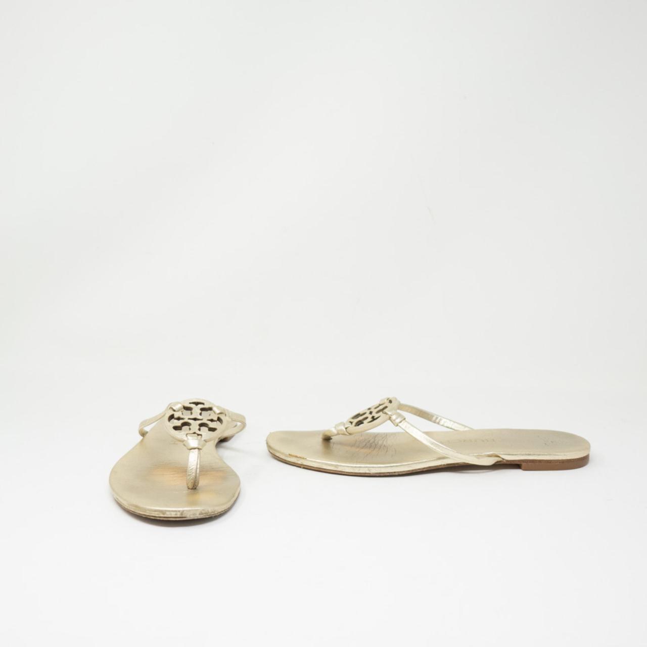 Tory burch clearance miller gold sandals