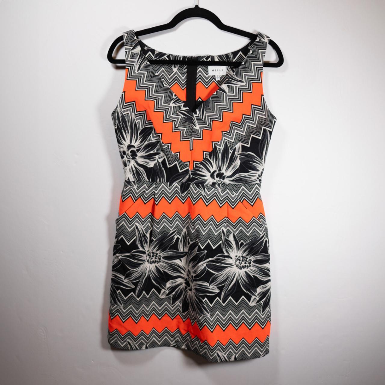 Milly geometric hotsell print dress