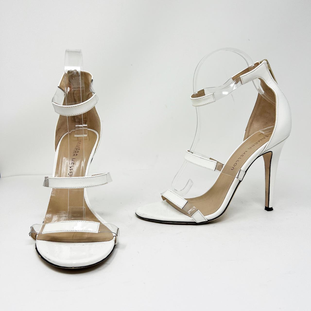 Tamara mellon clearance white heels