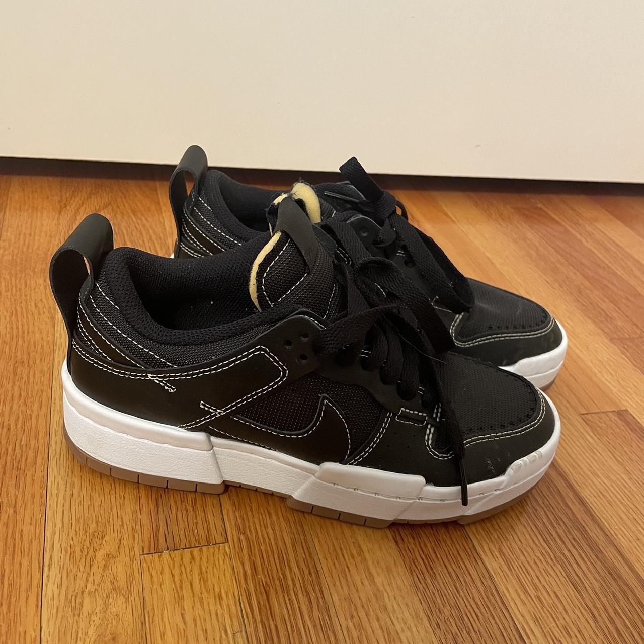 nike women's dunk low disrupt black