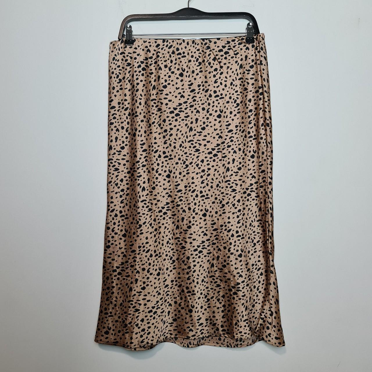 Ally Fashion Leopard Print Midi Skirt 🍑 Size... - Depop