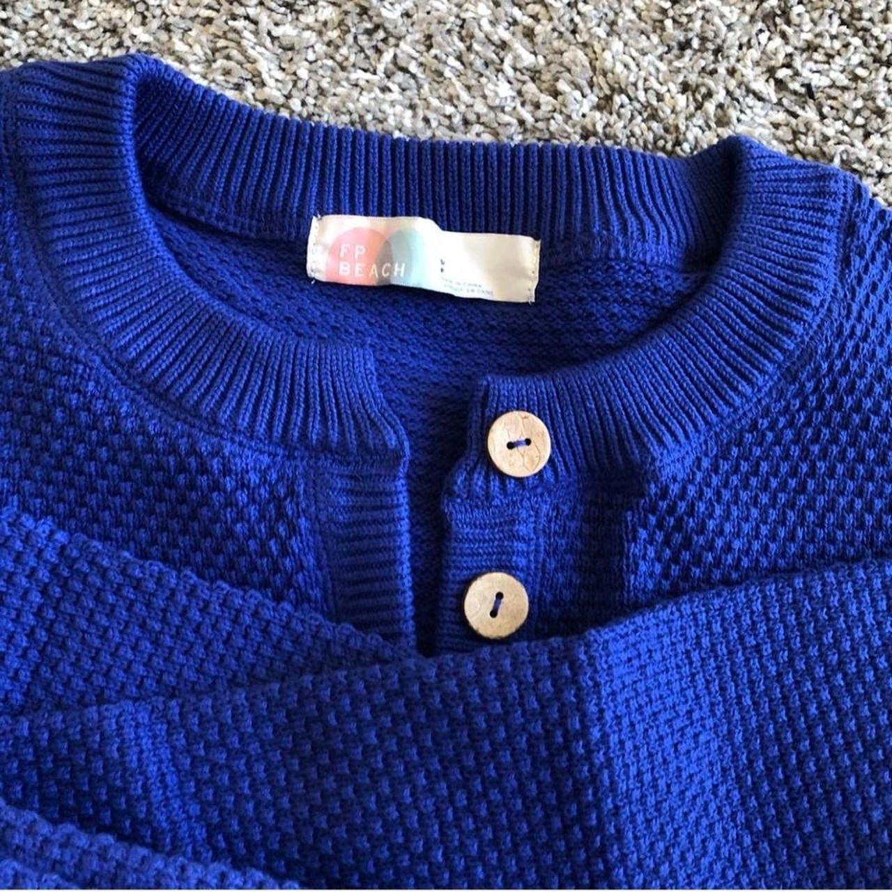 Free People Hailee Sweater set. Royal blue color.... - Depop