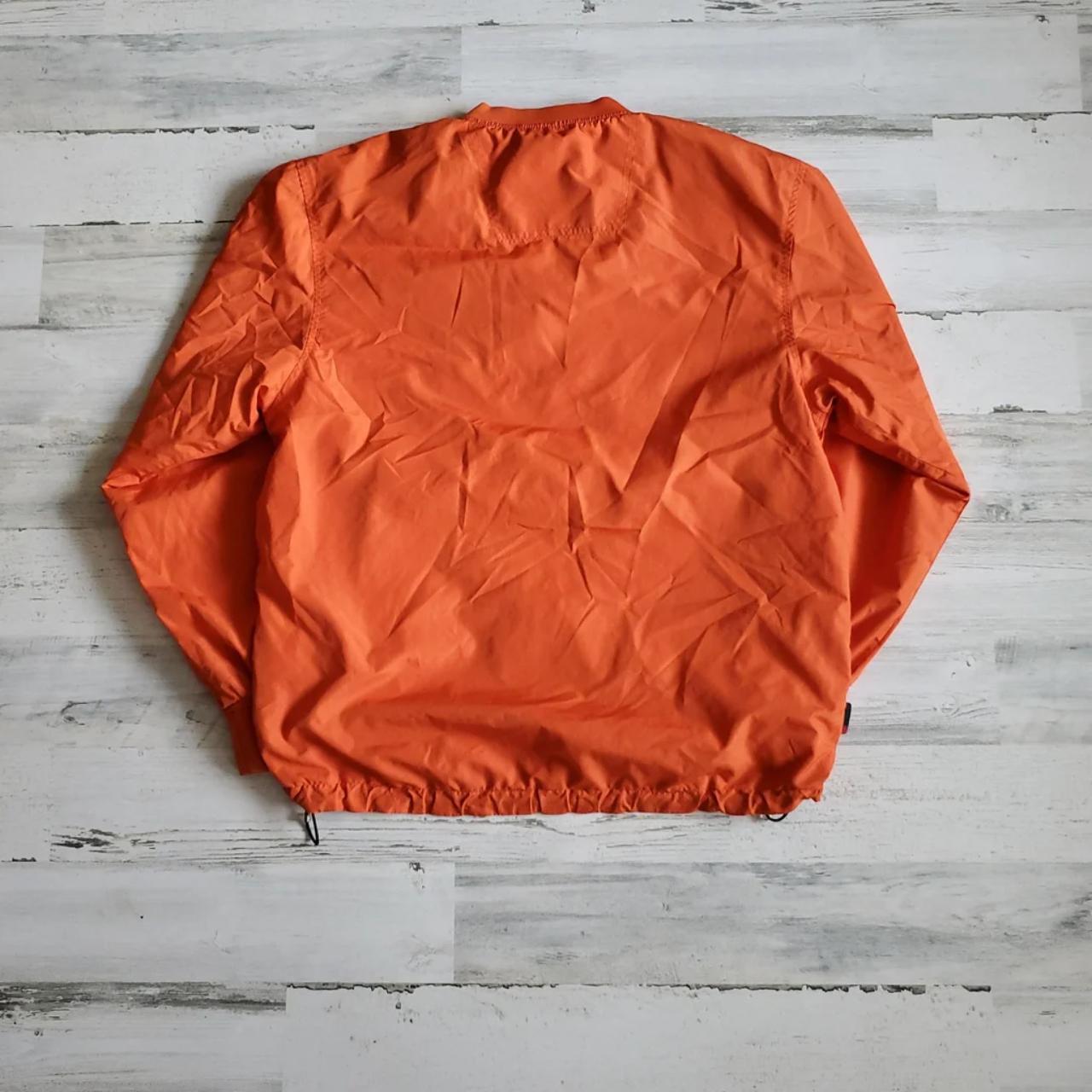 Antigua Apparel Men's Orange Jacket Depop