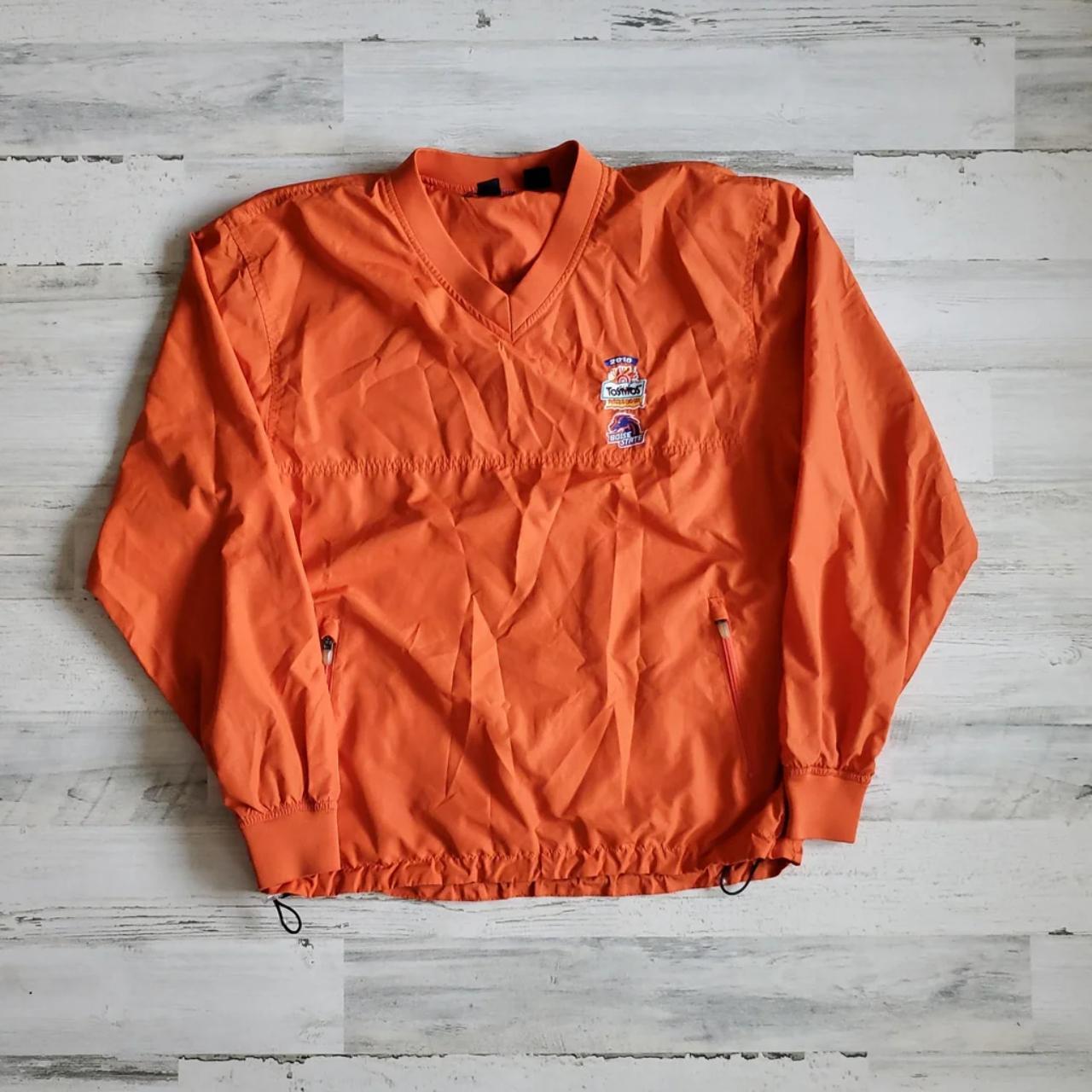 Antigua Apparel Men's Orange Jacket Depop
