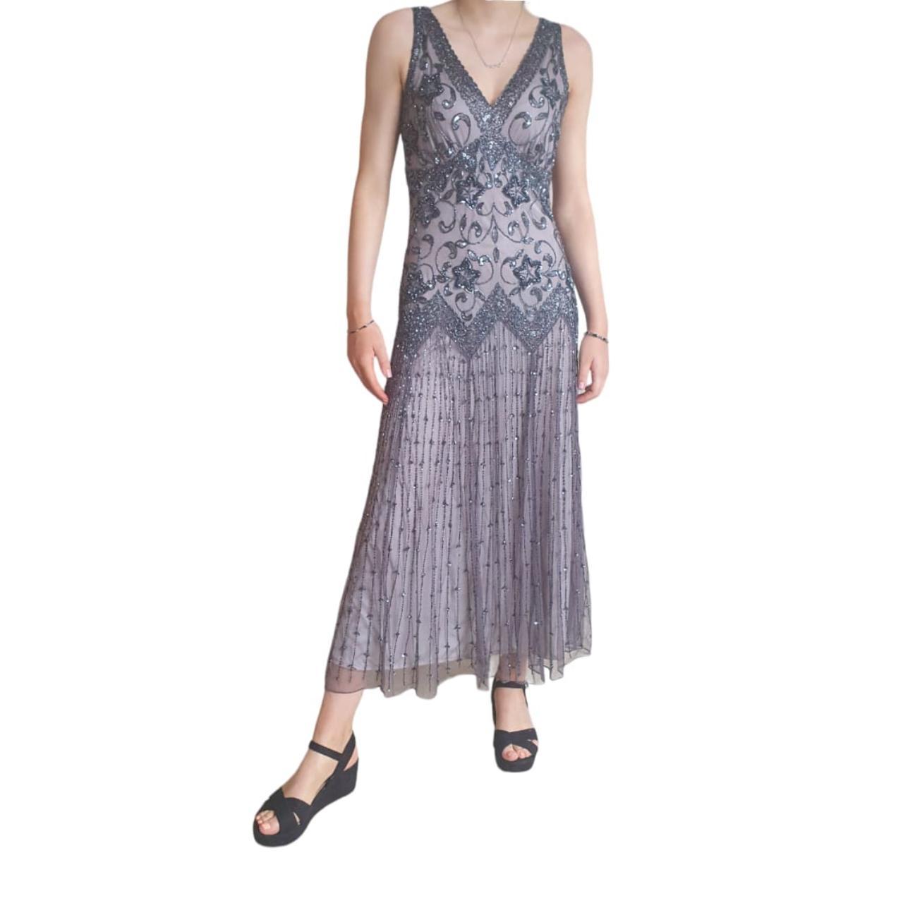 Elegant, beaded Pisarro Nights evening dress. If... - Depop