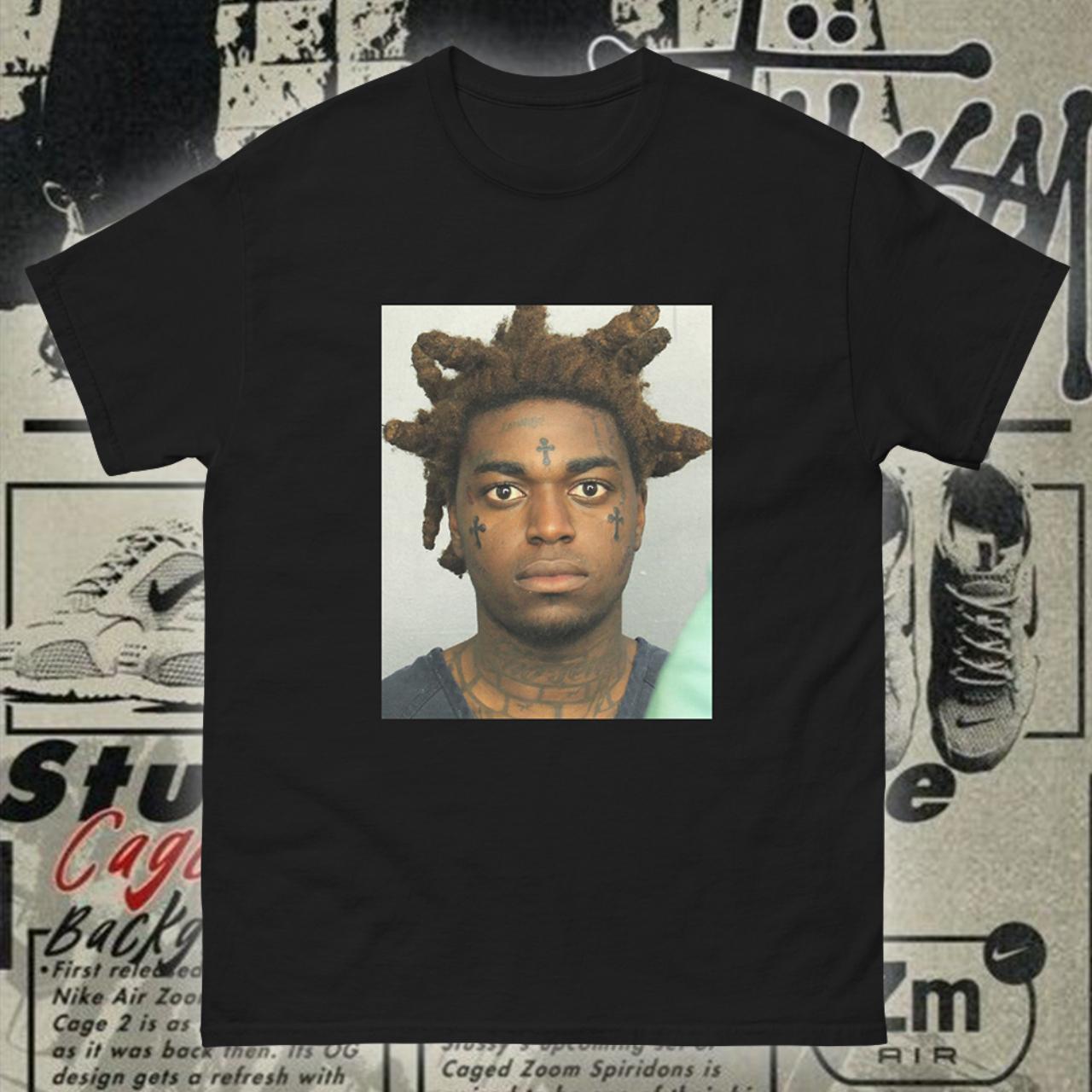 KODAK BLACK MUGSHOT tee 😂 if you'd like it in white... - Depop