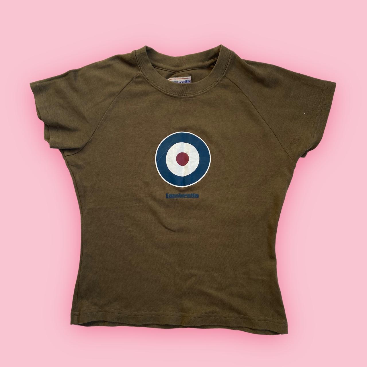 Lambretta Women's Khaki Tshirt Depop