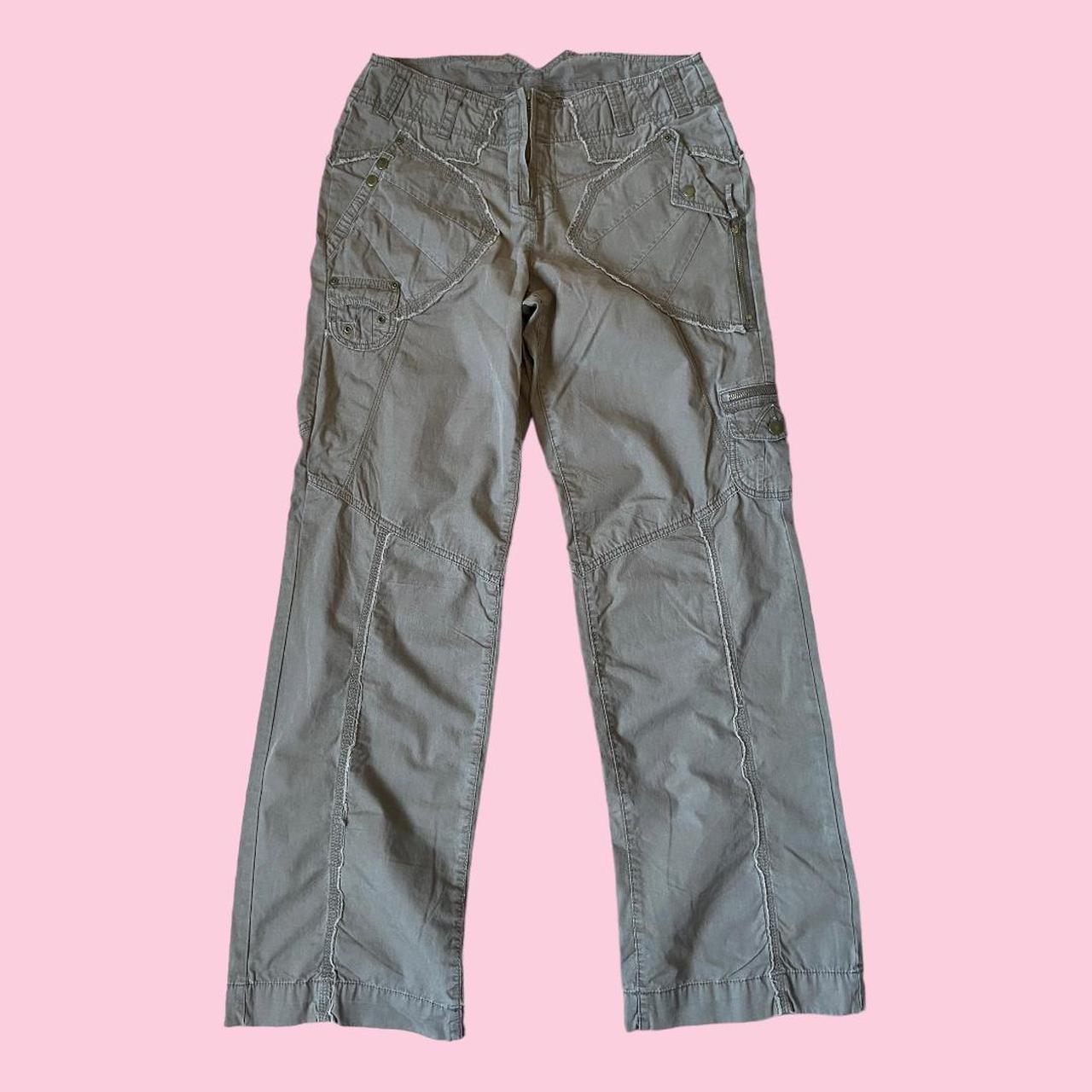 Next Women's Khaki Trousers | Depop