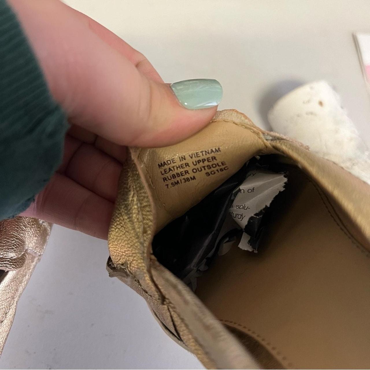 Micheal Kors | MK Gold Slip On Loafer Shoe Boat | Depop