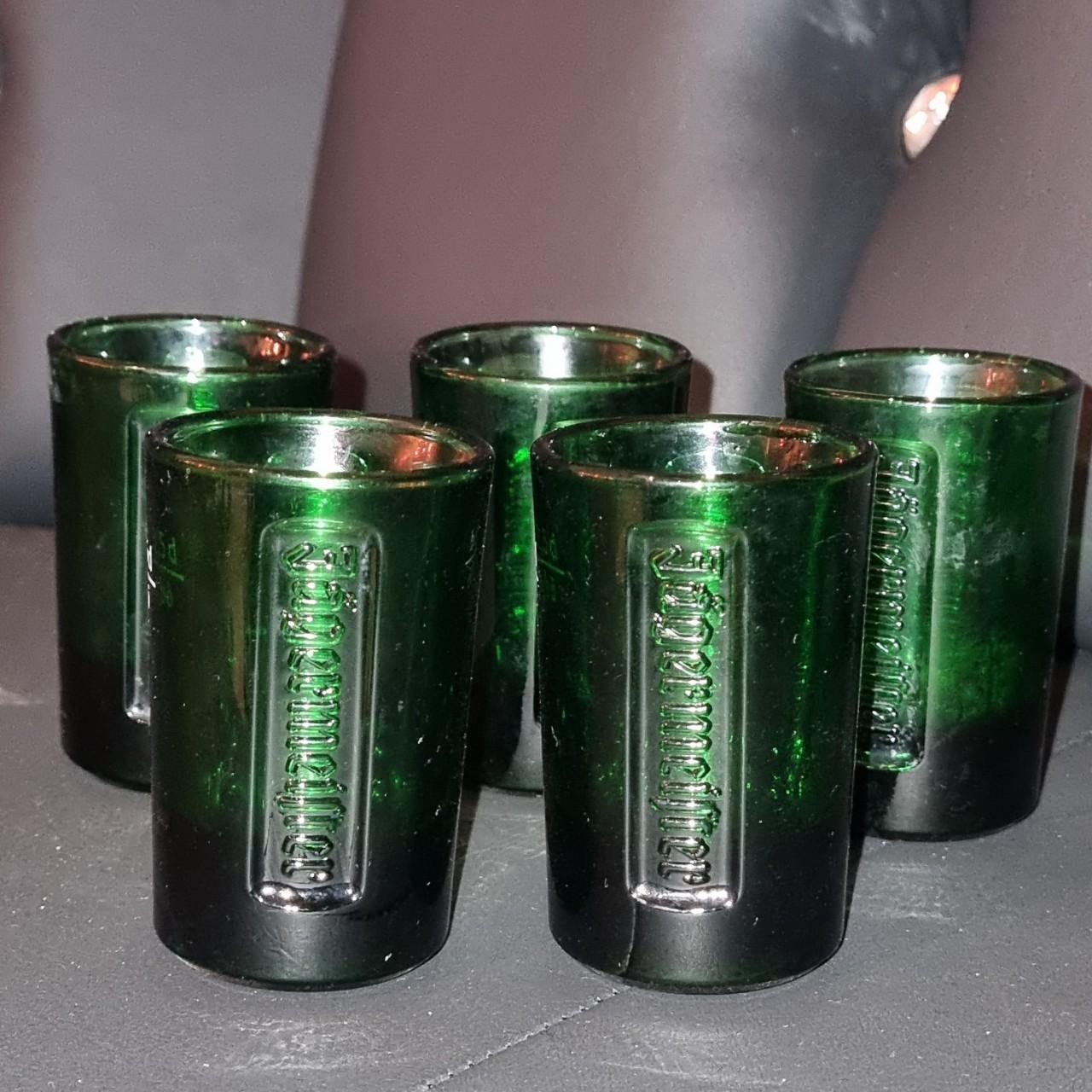 jagermeister shot glasses have around 20, £2 each or... Depop