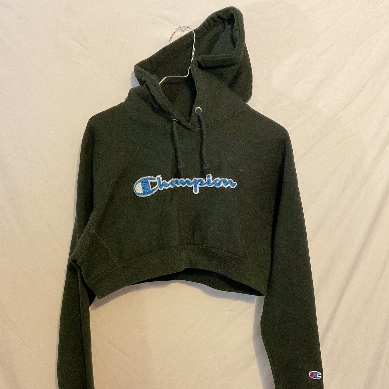 Women's champion black hoodie Clearance