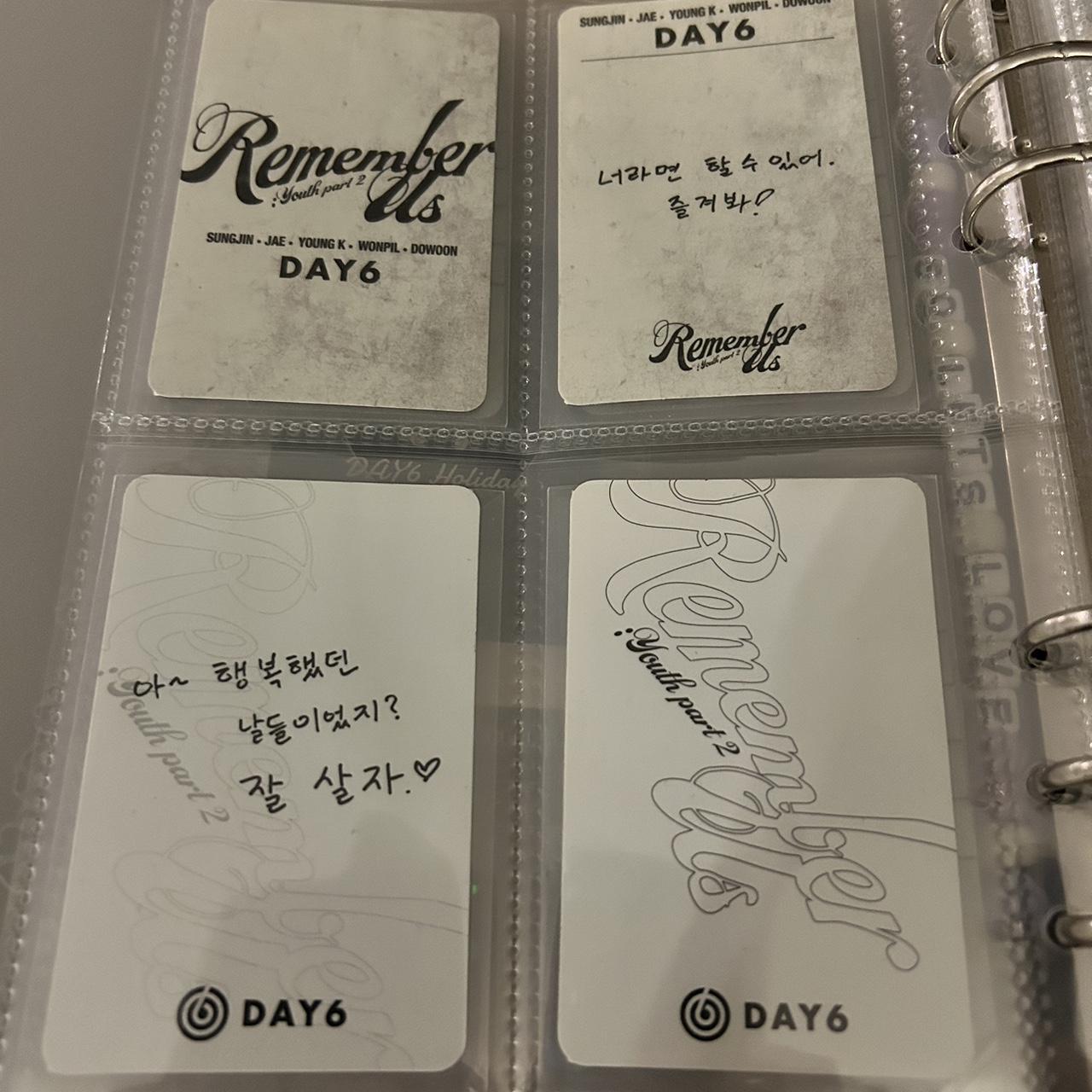 Day6 Youngk Remember Us photocard set £12 or £7 each | Depop