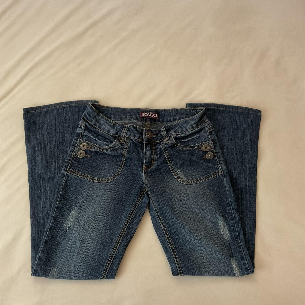 BONGO Women's Navy Jeans | Depop