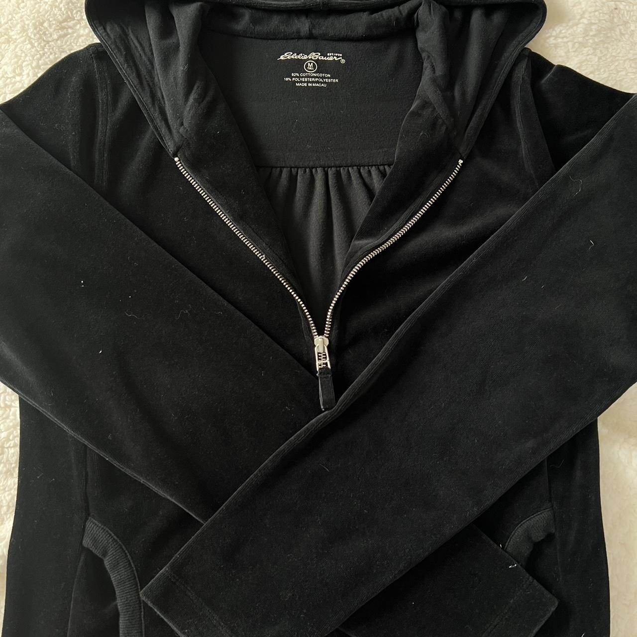 Eddie Bauer Women's Black Sweatshirt | Depop