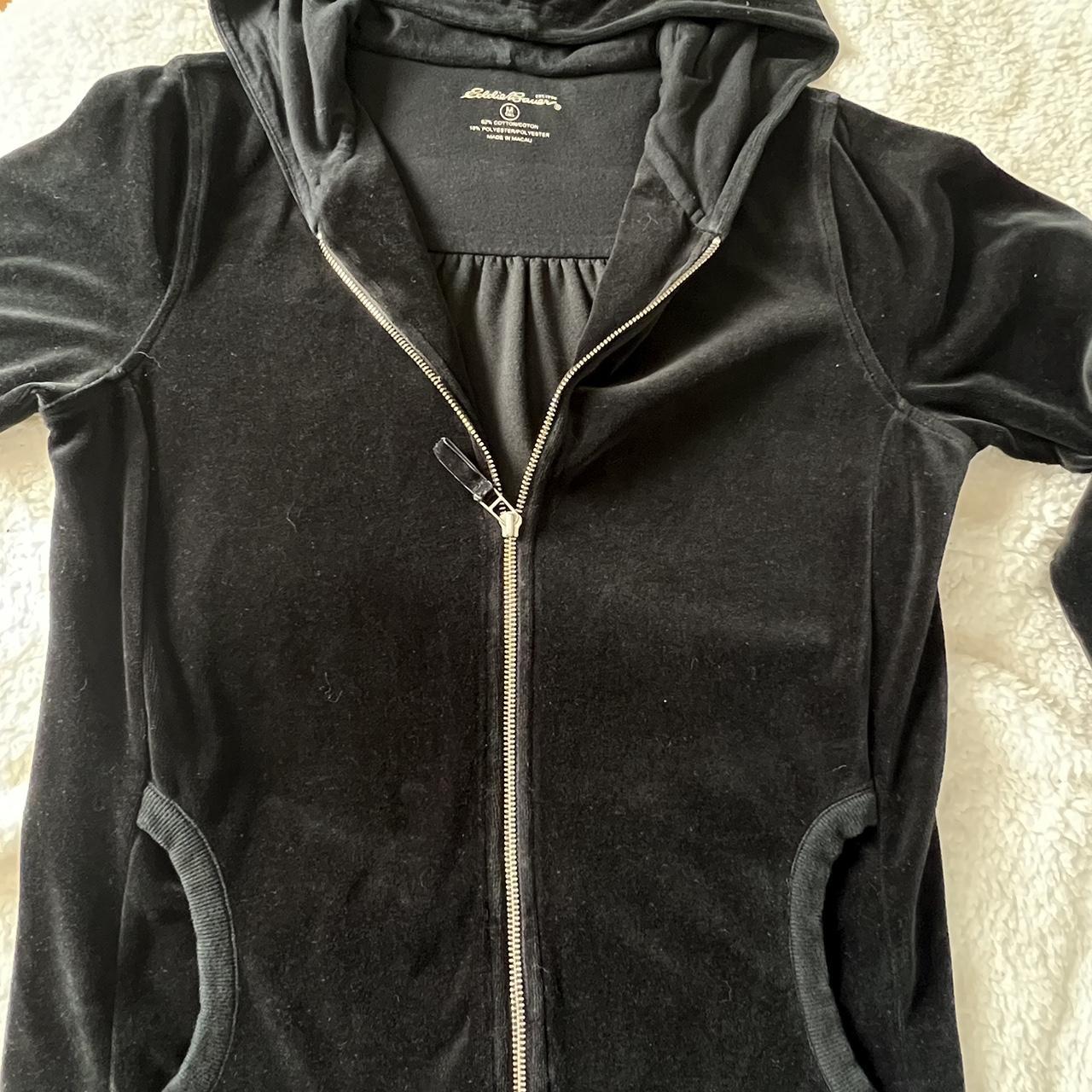 Eddie Bauer Women's Black Sweatshirt Depop