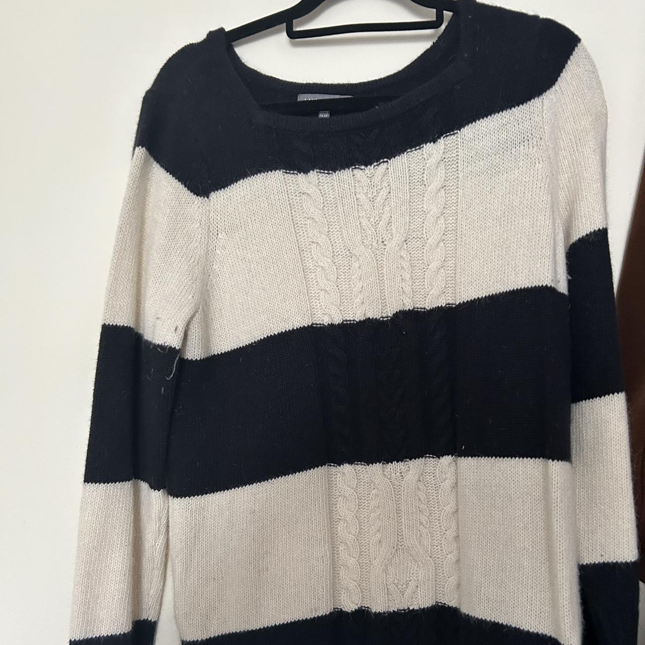Laura Ashley striped jumper, brandy melville dupe... Depop