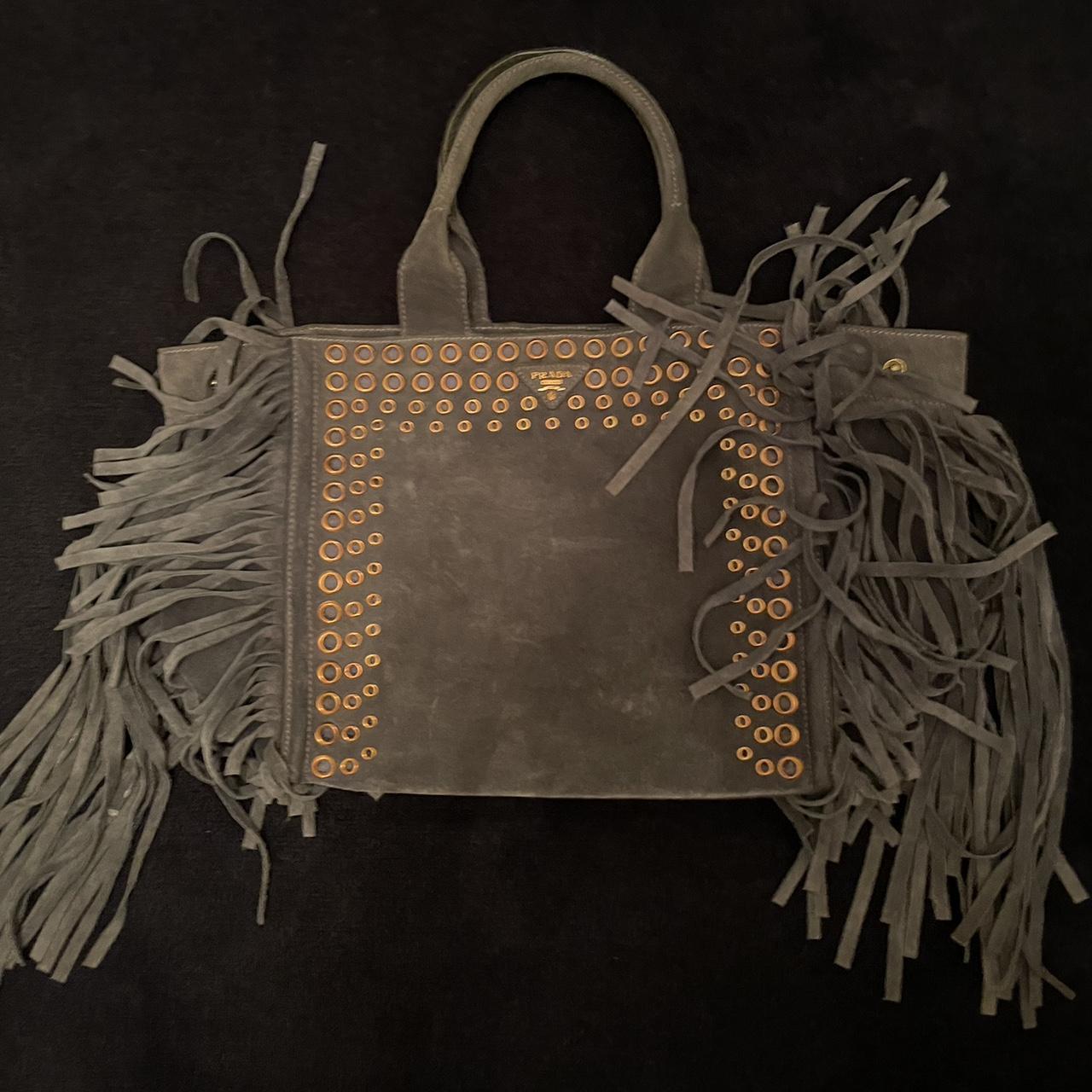 Prada fringe bag best sale