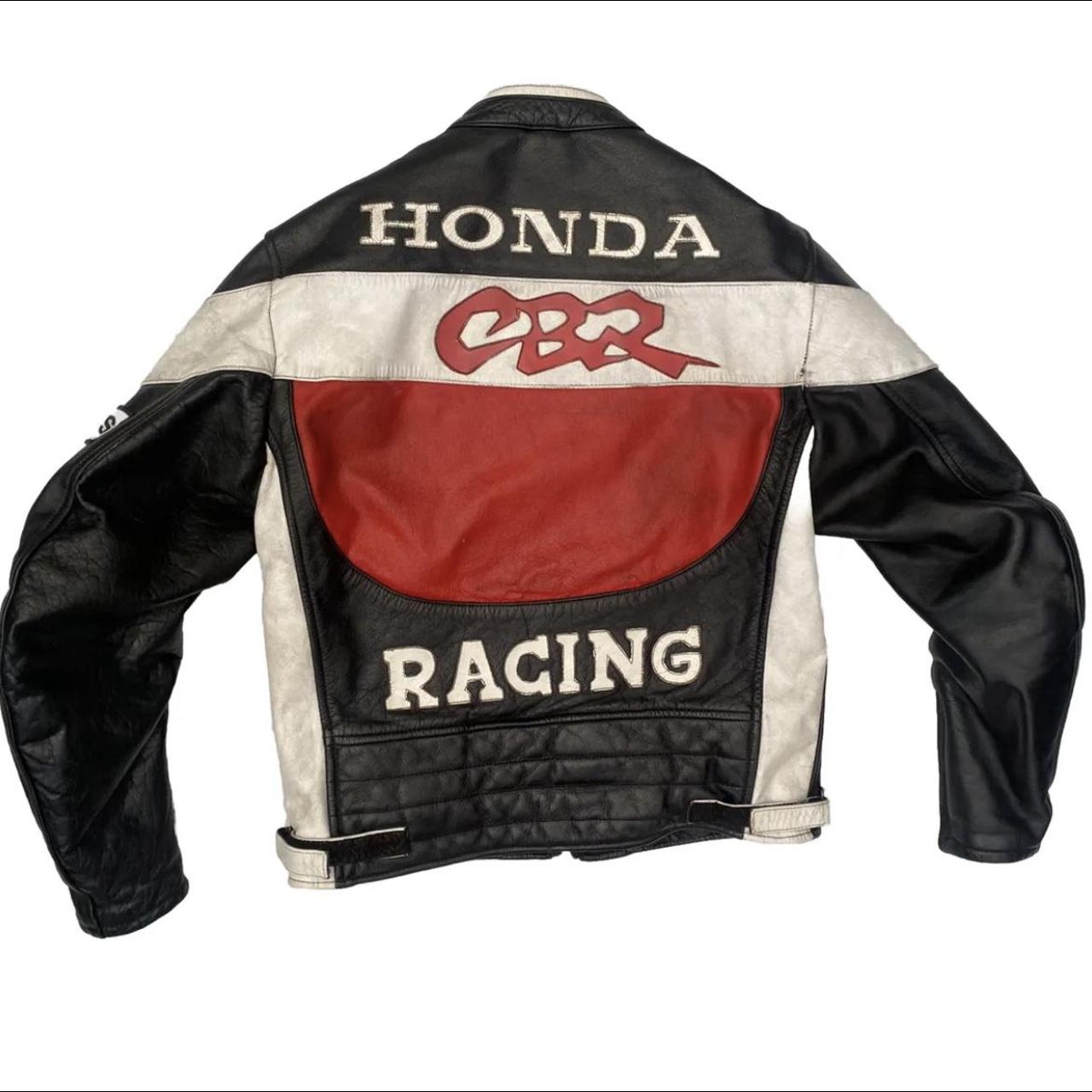 Vintage Honda CBR Genuine Leather Motorcycle Racing