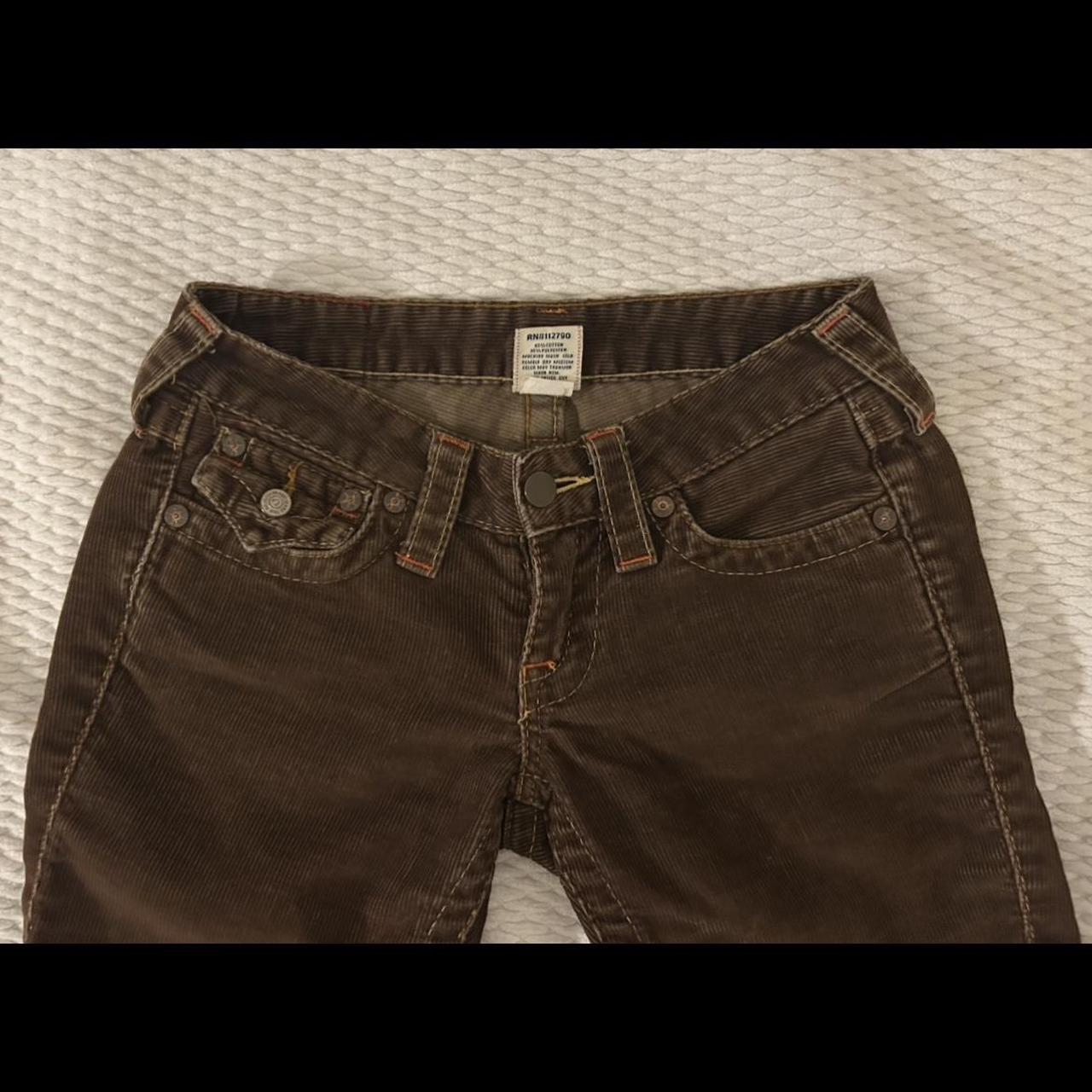 io着用　usa製true religion denim 28×33 brown io着用 usa製true religion denim 28×33 brown io着用 usa製true