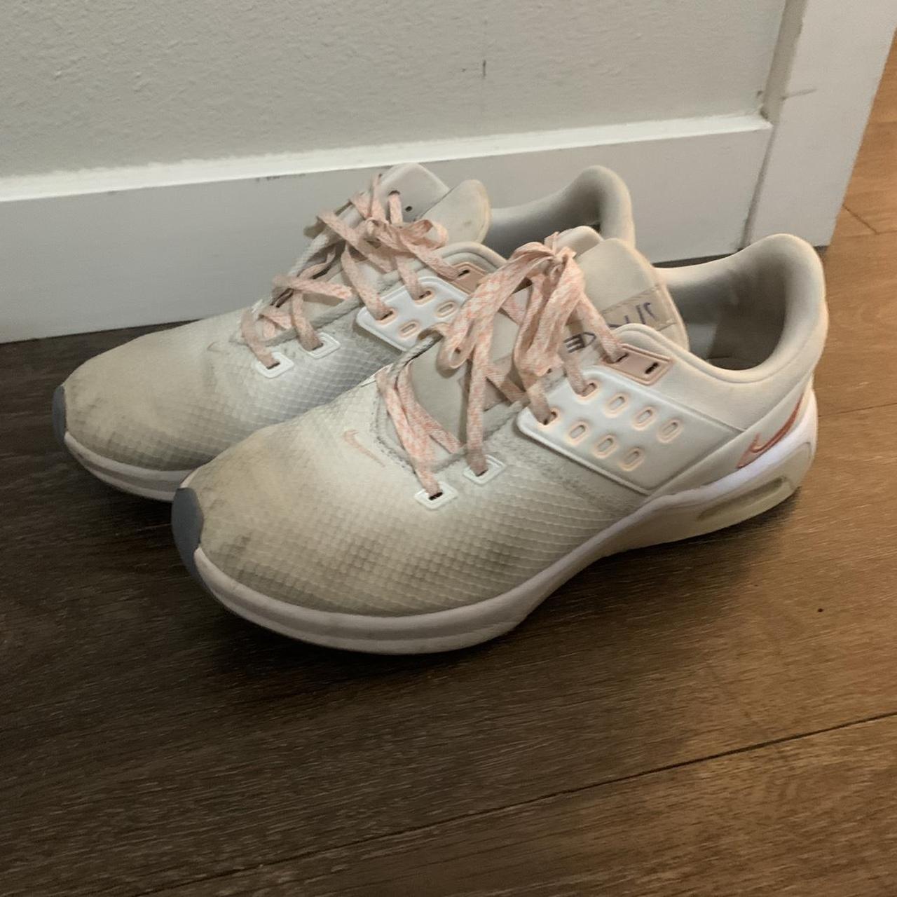 womens white and orange nike shoes