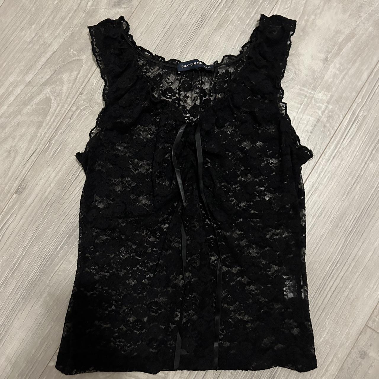 Brandy Melville lace top free shipping worn once Depop