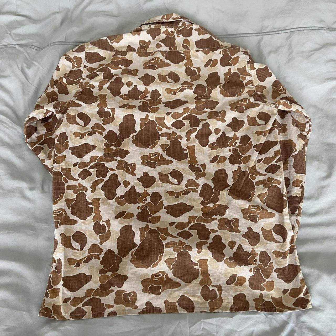 Carhartt Camo Long Sleeve Shirt Size medium but can... Depop
