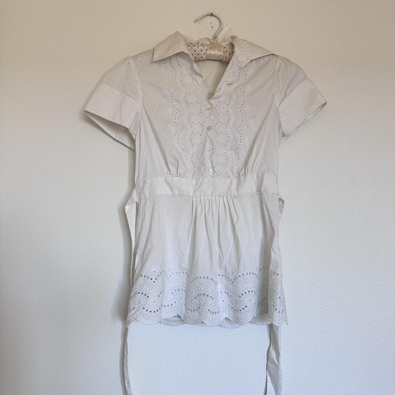 Bcbg white blouse online