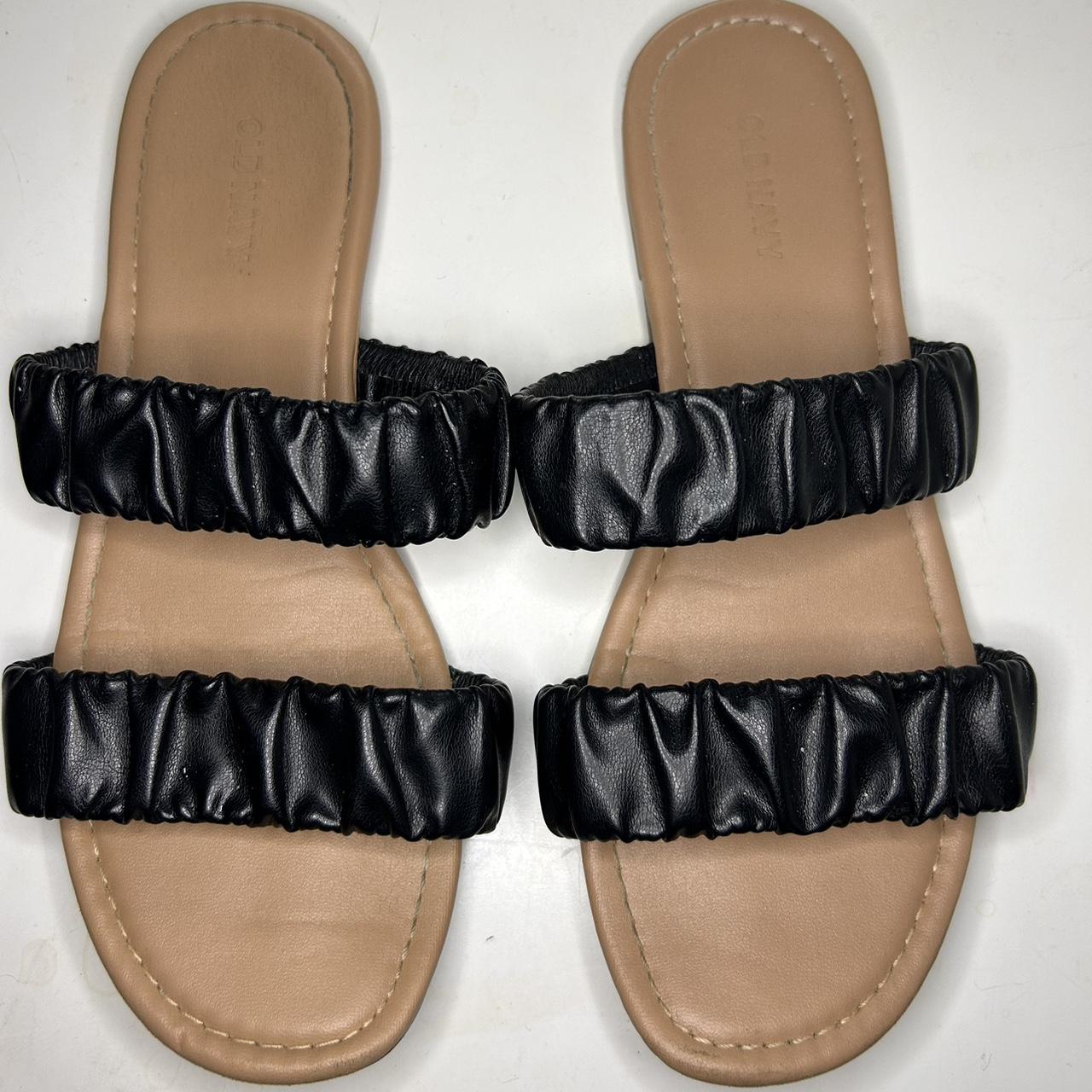 Black Sandals 👡 . perfect for summer . size 7 .... - Depop