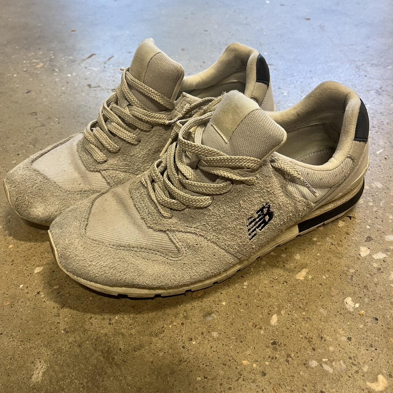 New Balance 450 cream and tan trainers Depop