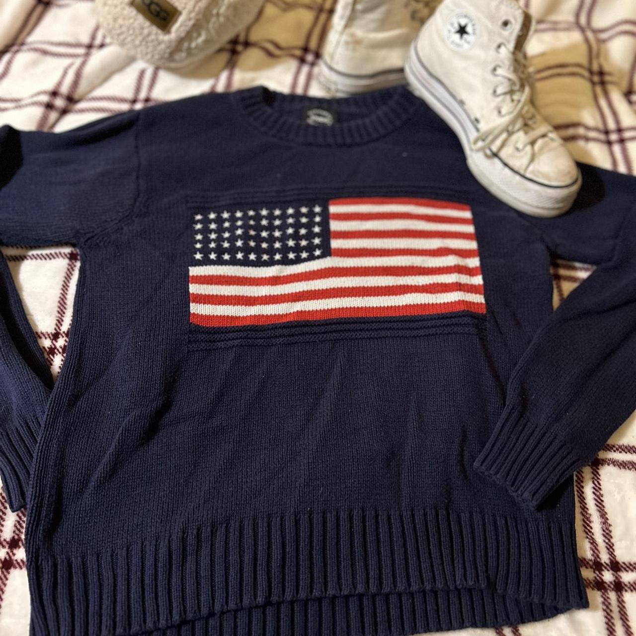 American 🇺🇸 knitted sweater • brandy Melville vibes - Depop