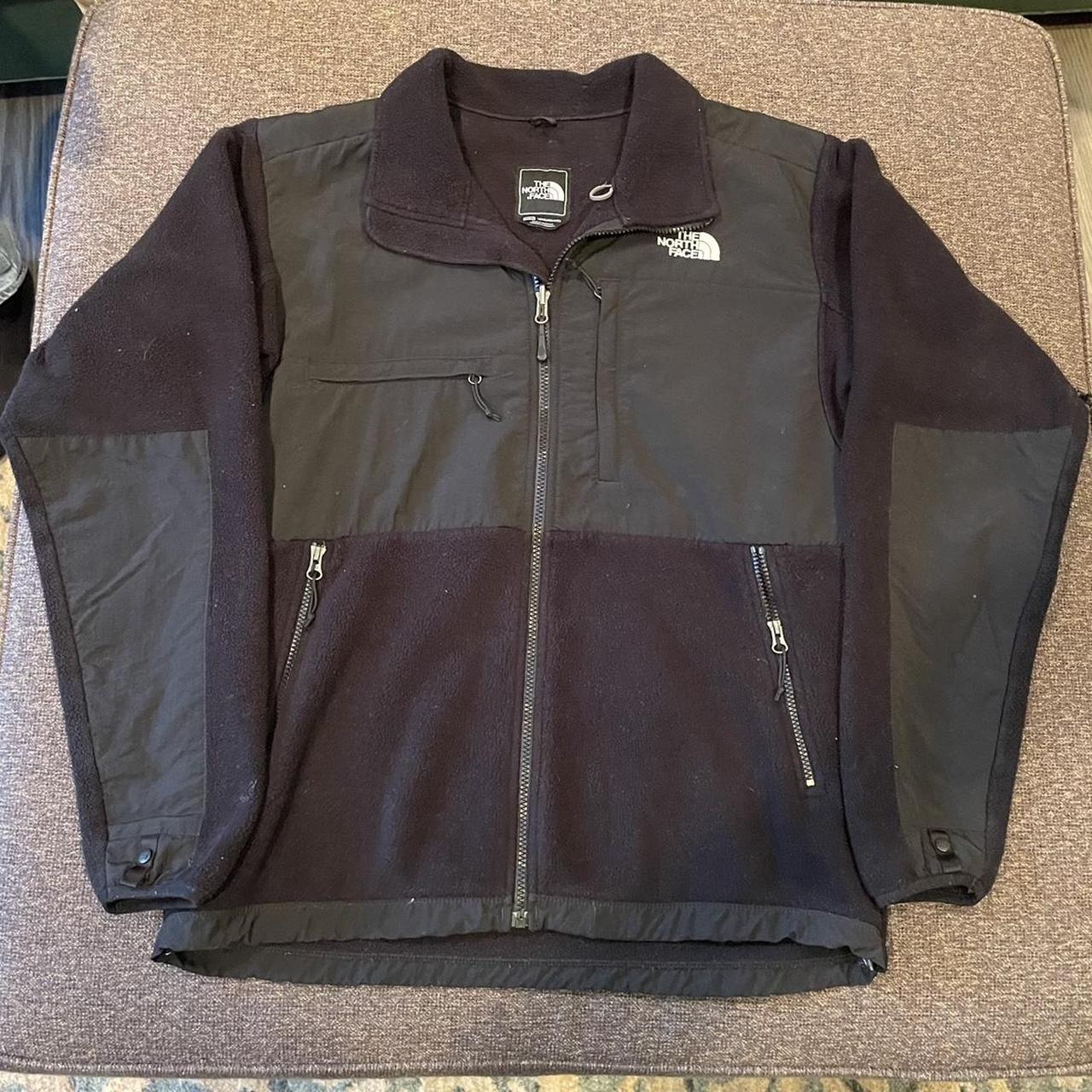 Black The North Face Zip Fleece Sweatshirt Size M... - Depop