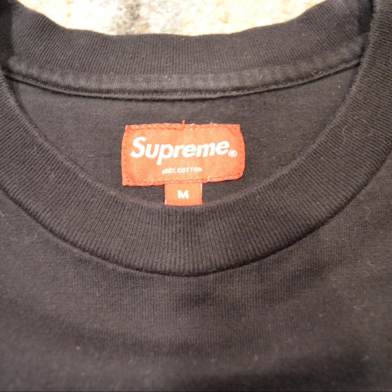 SS19 Black Supreme International L/S Tee, Size M...