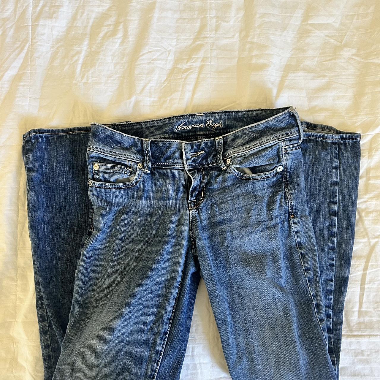 American Eagle Lowrise Bootcut Jeans No Noticeable Depop