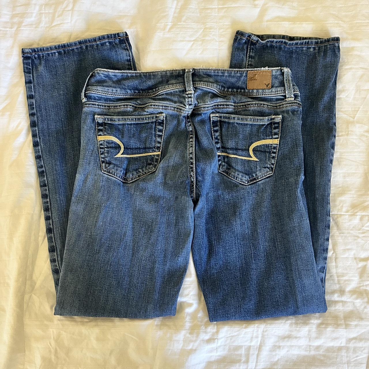 American Eagle Lowrise Bootcut Jeans No noticeable... - Depop