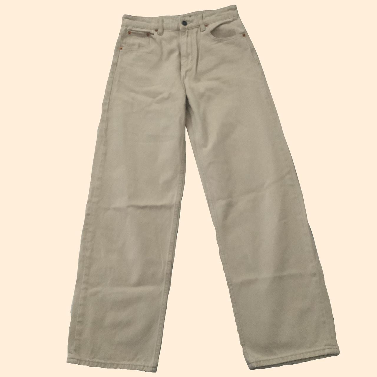 Motel Denim Jeans in Sand Size Small Brand New Worn... Depop