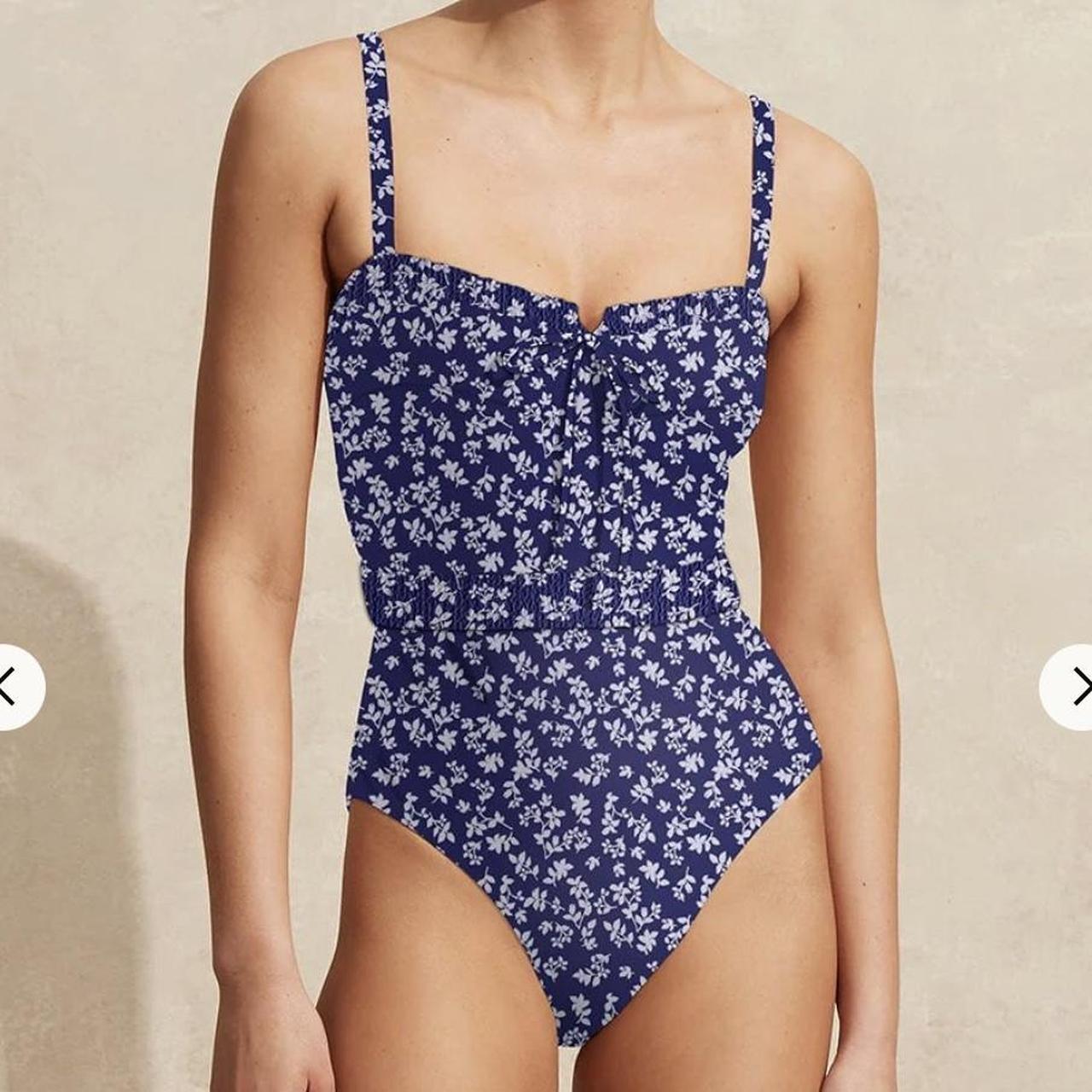 Peony Swimwear Vacation One Piece in Depop