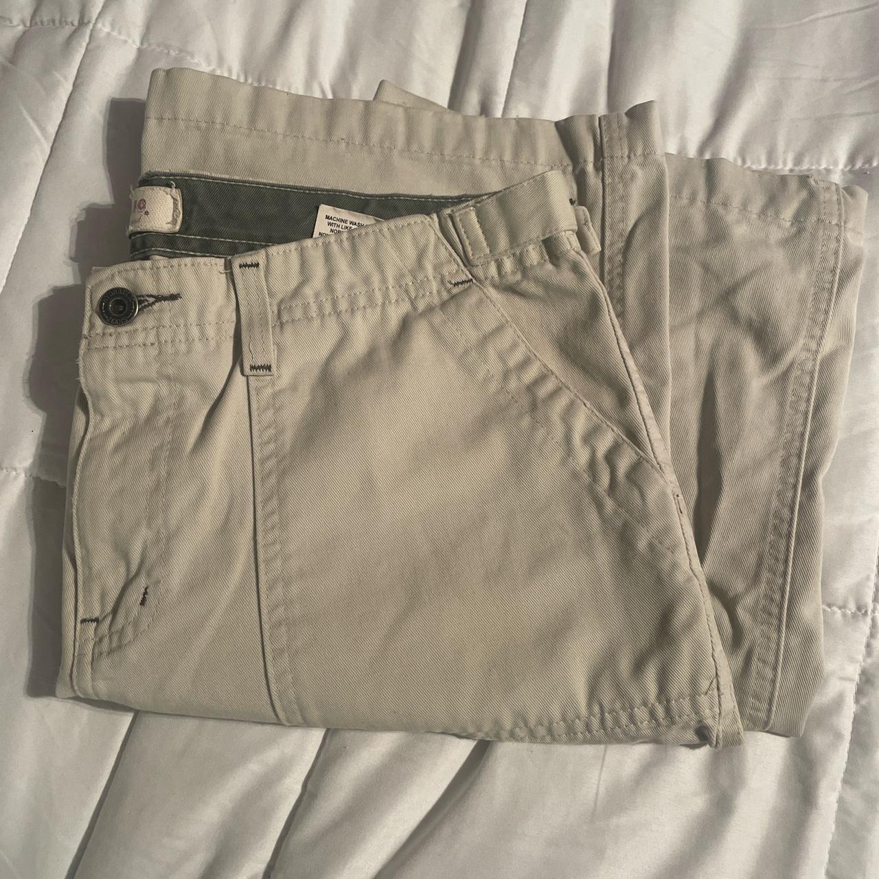 Women's Cream Trousers | Depop