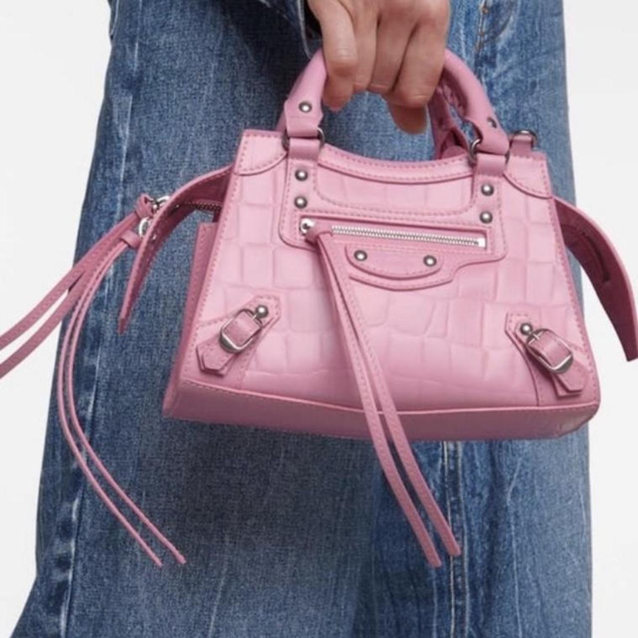 Balenciaga Neo Classic Mini Top Handle Bag in Pink
