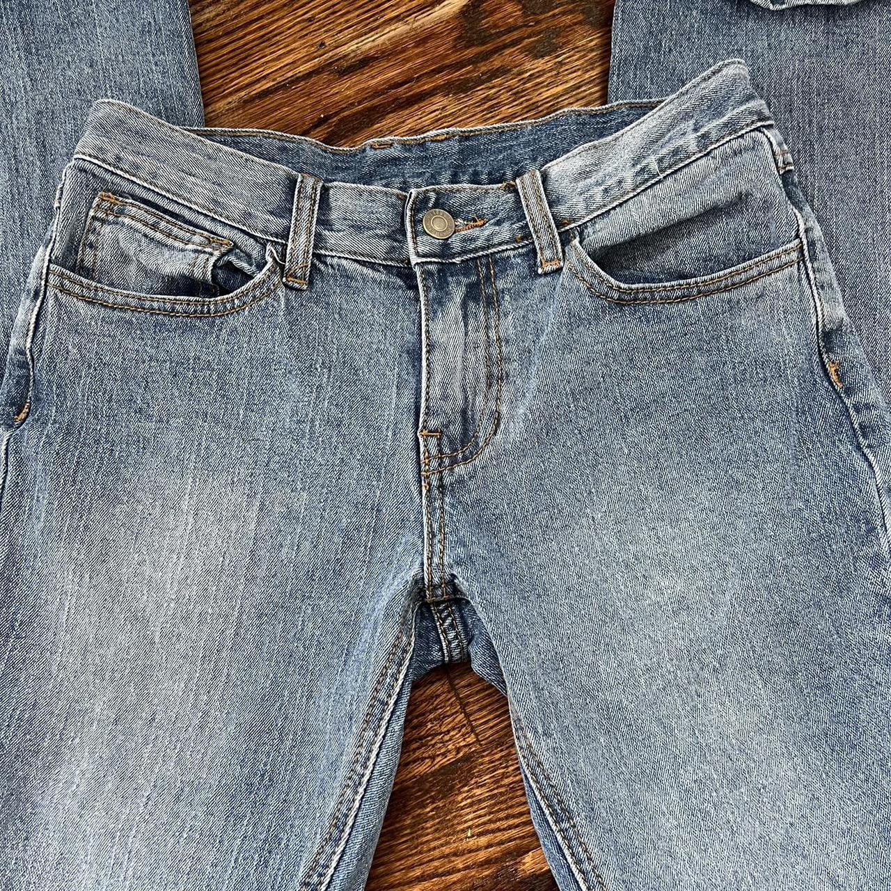 Brandy Melville flare jeans low rise I think these... Depop