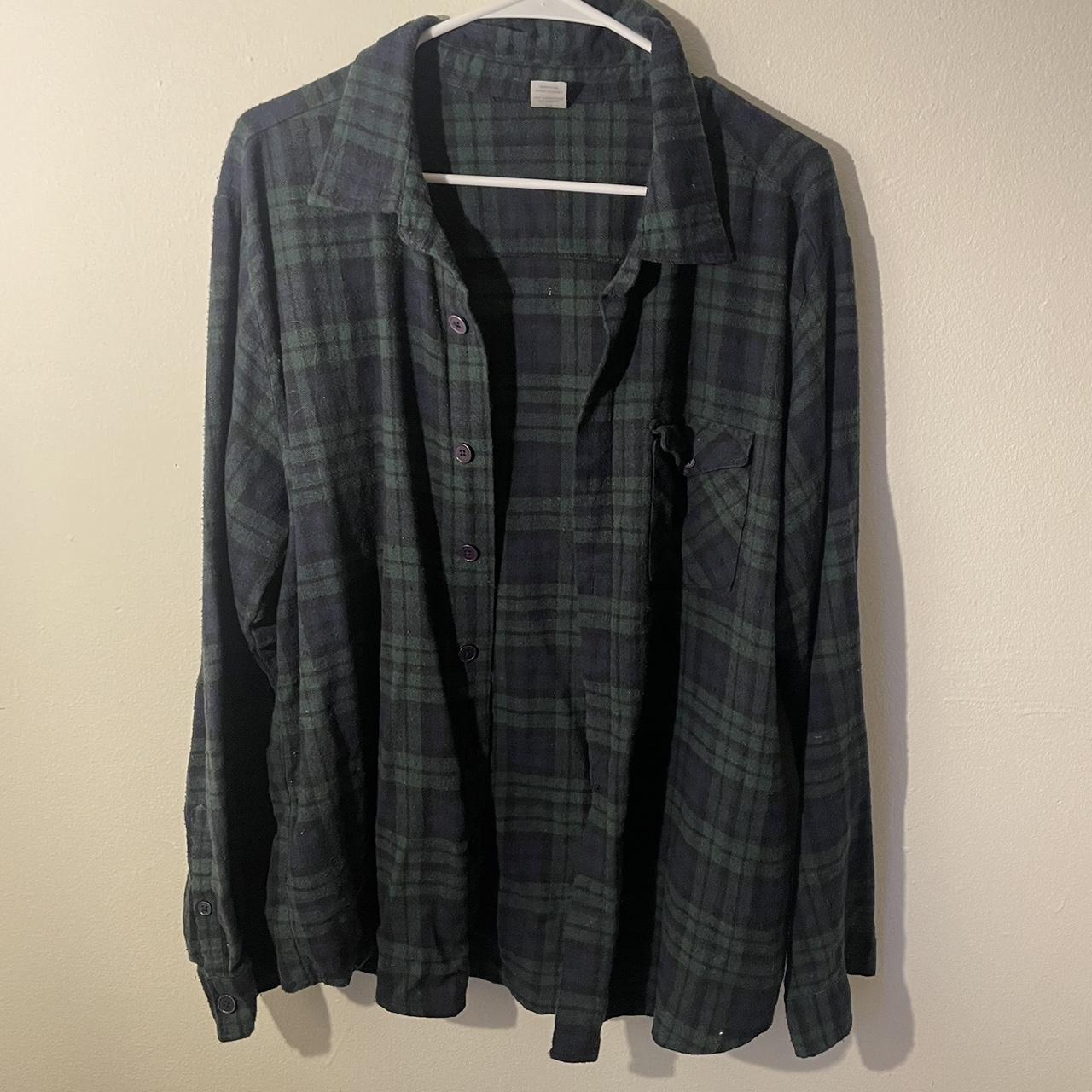 Women’s oversized button down flannel shirt #flannel... - Depop