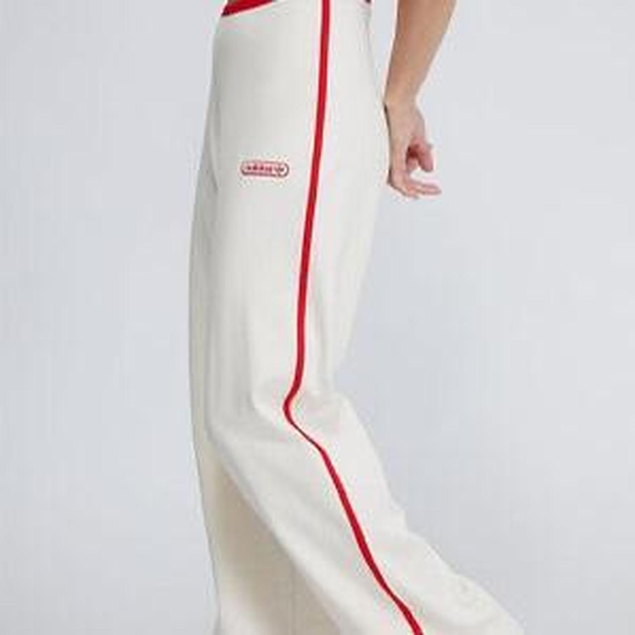 Cream adidas hot sale track pants