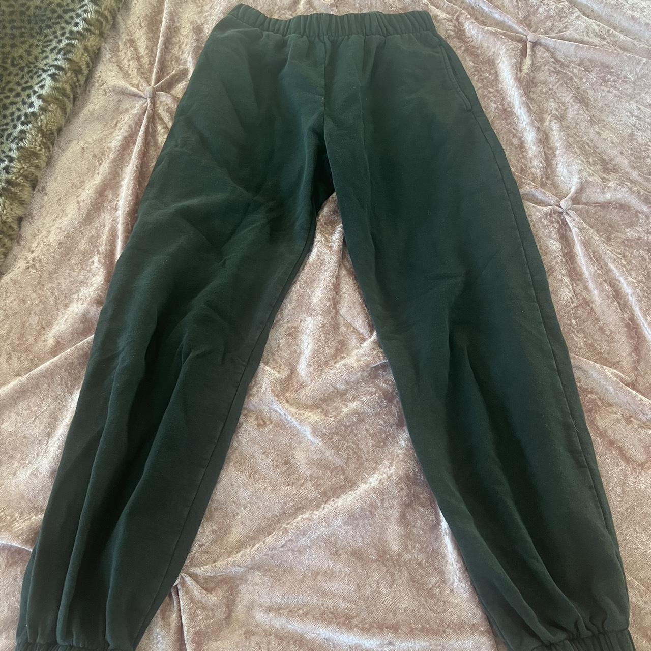 Brandy Melville Sweatpants Hunter Green Depop
