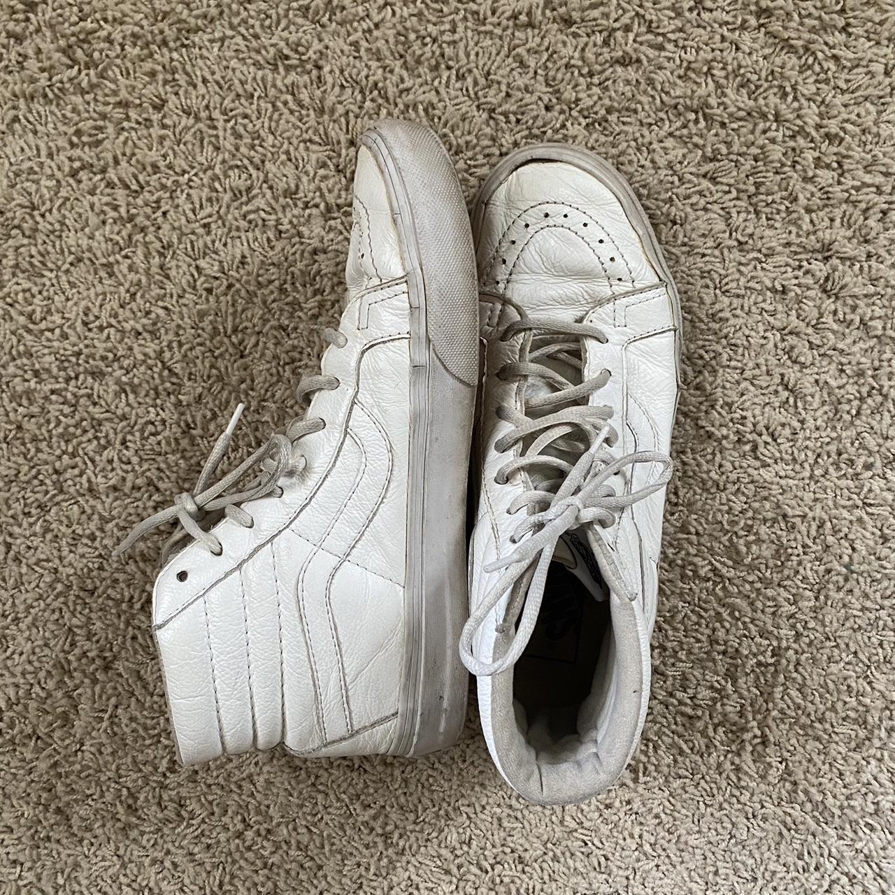 Vans sk9 hi 2024 mens white