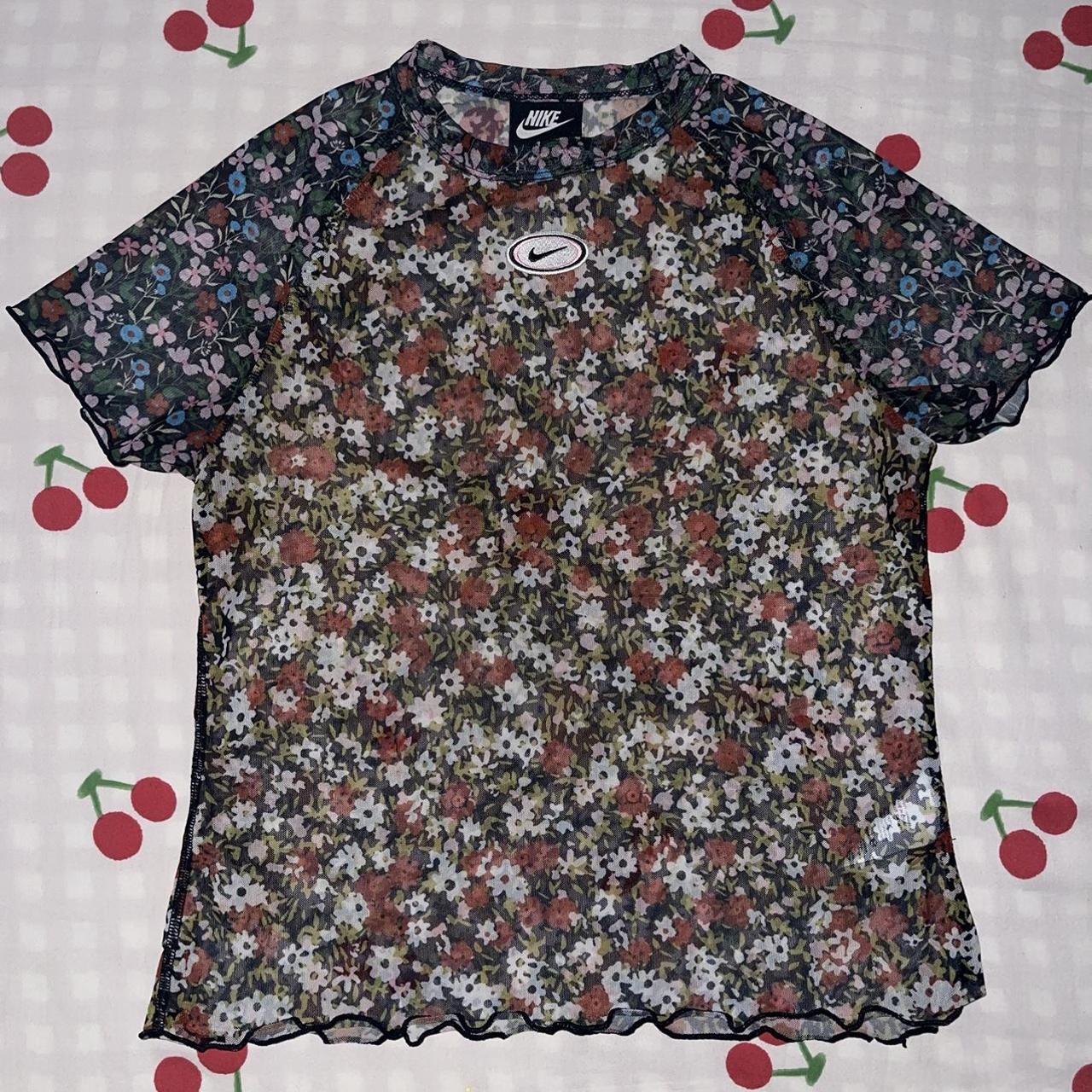 nike women's floral shirt