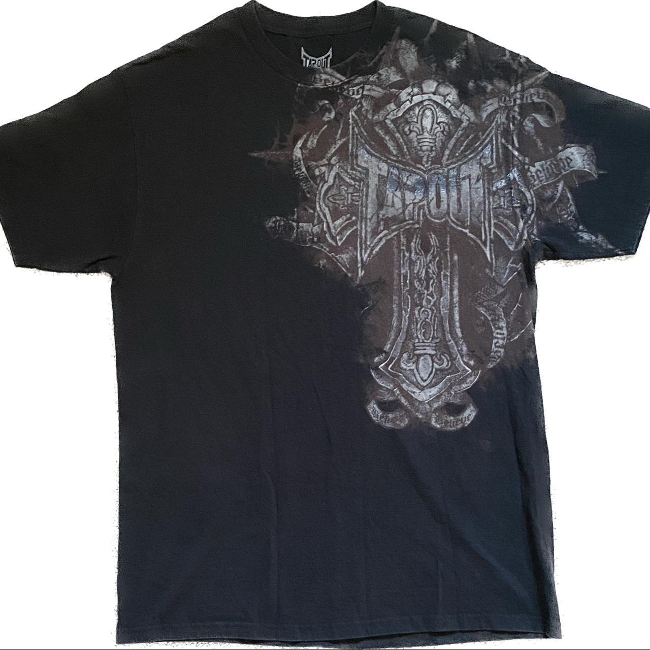 Men’s Y2k Tapout cross shirt Rough... - Depop